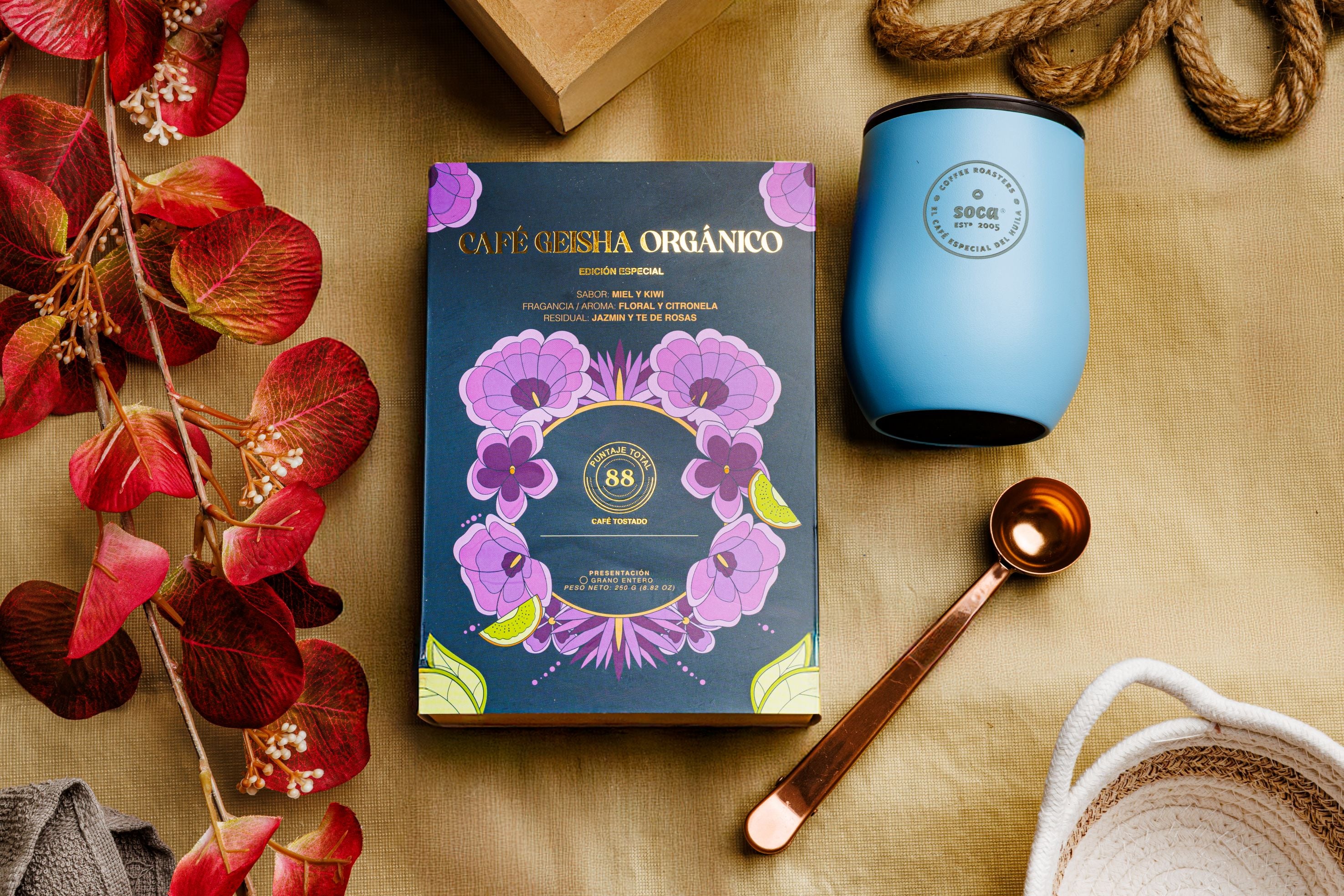 Kit Geisha + cuchara+ mug