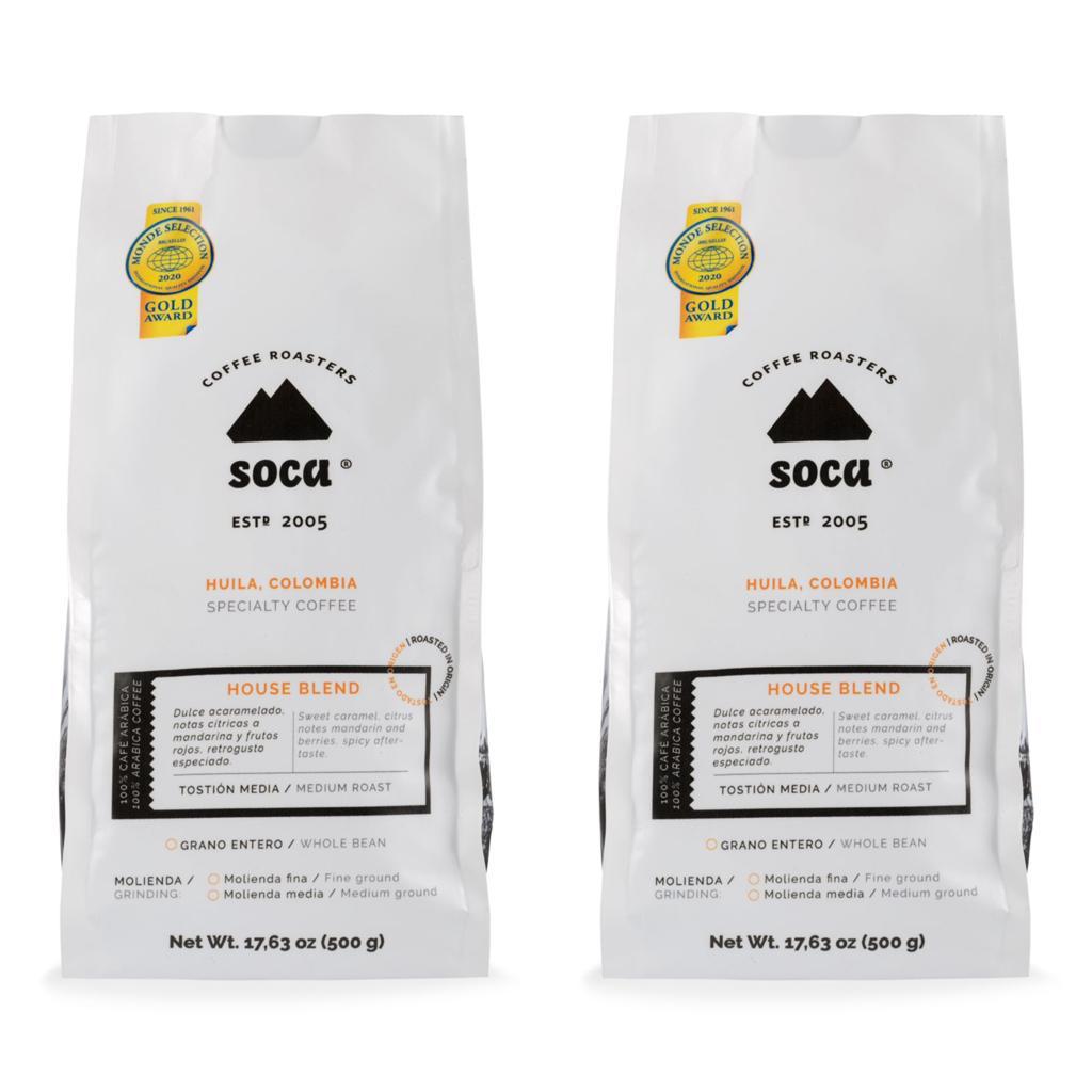 Promo DUO - Soca Premium House Blend 500gr X 2